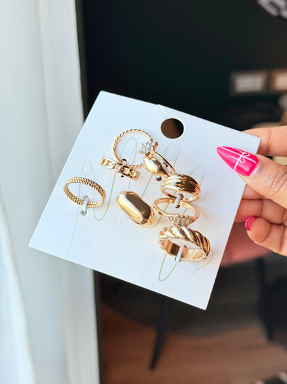 Ring Set for Women - Stackable Ring Collection | Bend the Trend