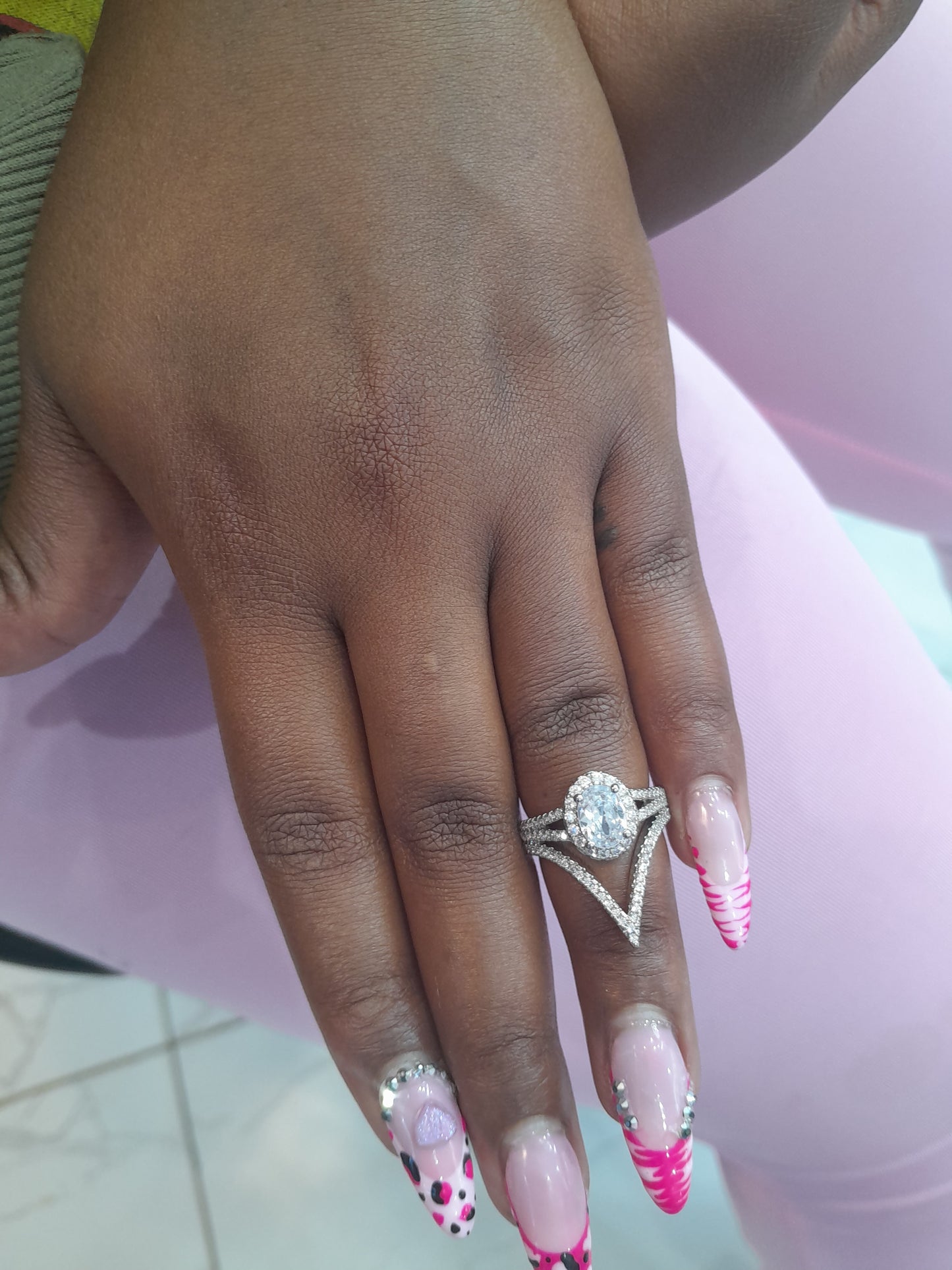 Rings stainless Steel diamond Proposal rings Assorted