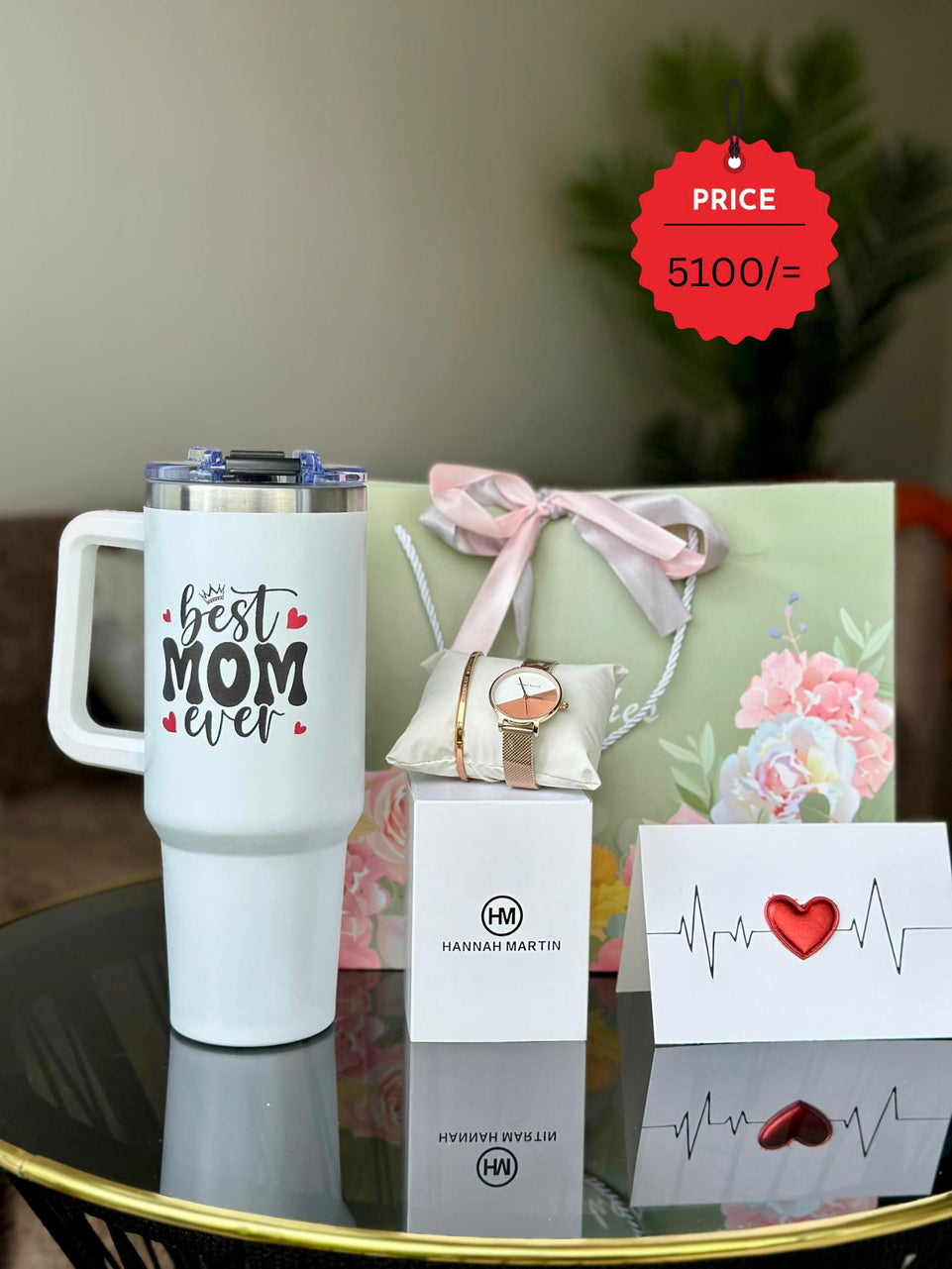 Mother's Day Gift Set - Elegant Watch & Ceramic Mug Box Set | Bend the Trend